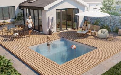 Nouveauté Piscines Ibiza 2023 : la piscine coque carrée Aquaviva
